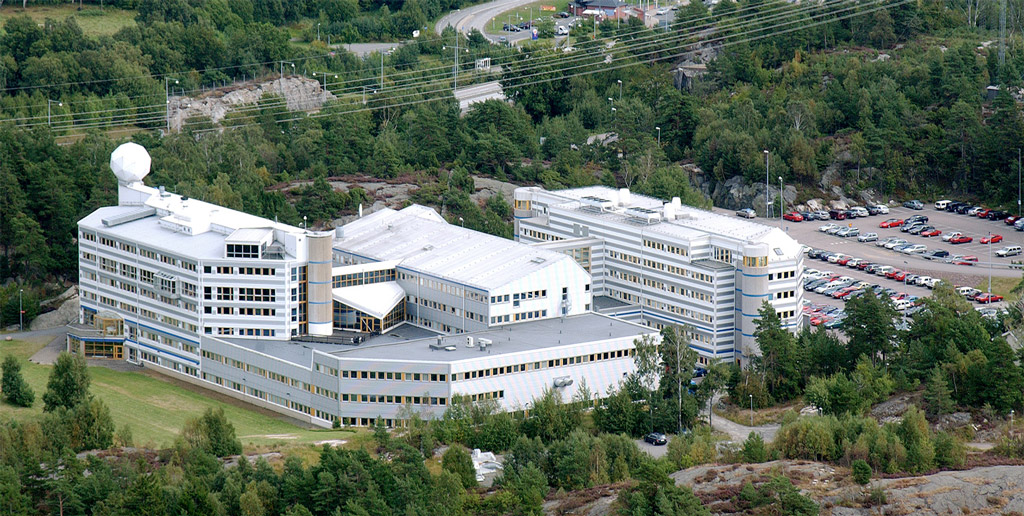 The Ruag Space facility is just at the entrance to Gothenburg